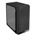 SilverStone PS15B-G Precision mATX Black Mini Tower Case with Black Tempered Glass